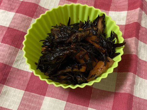 うちのお弁当のおかず　芽ひじきの煮物　冷凍保存